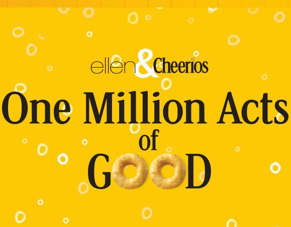 Cheerios One Million Acts of Good Instant Win Game