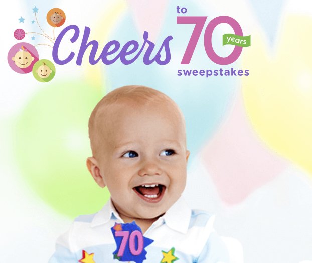 Cheers to 70 Years Sweepstakes