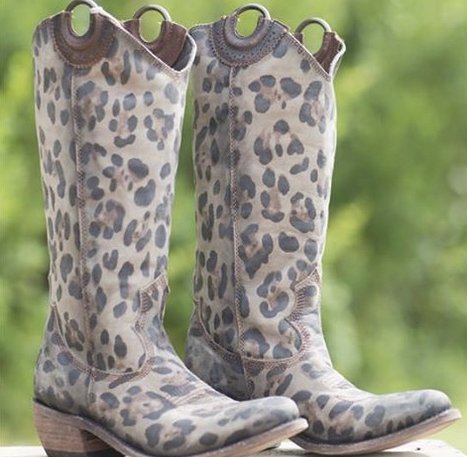liberty black cheetah boots