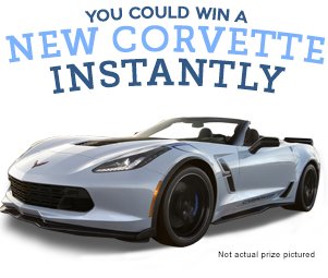 Chevrolet Corvette Grand Sport Instant Win