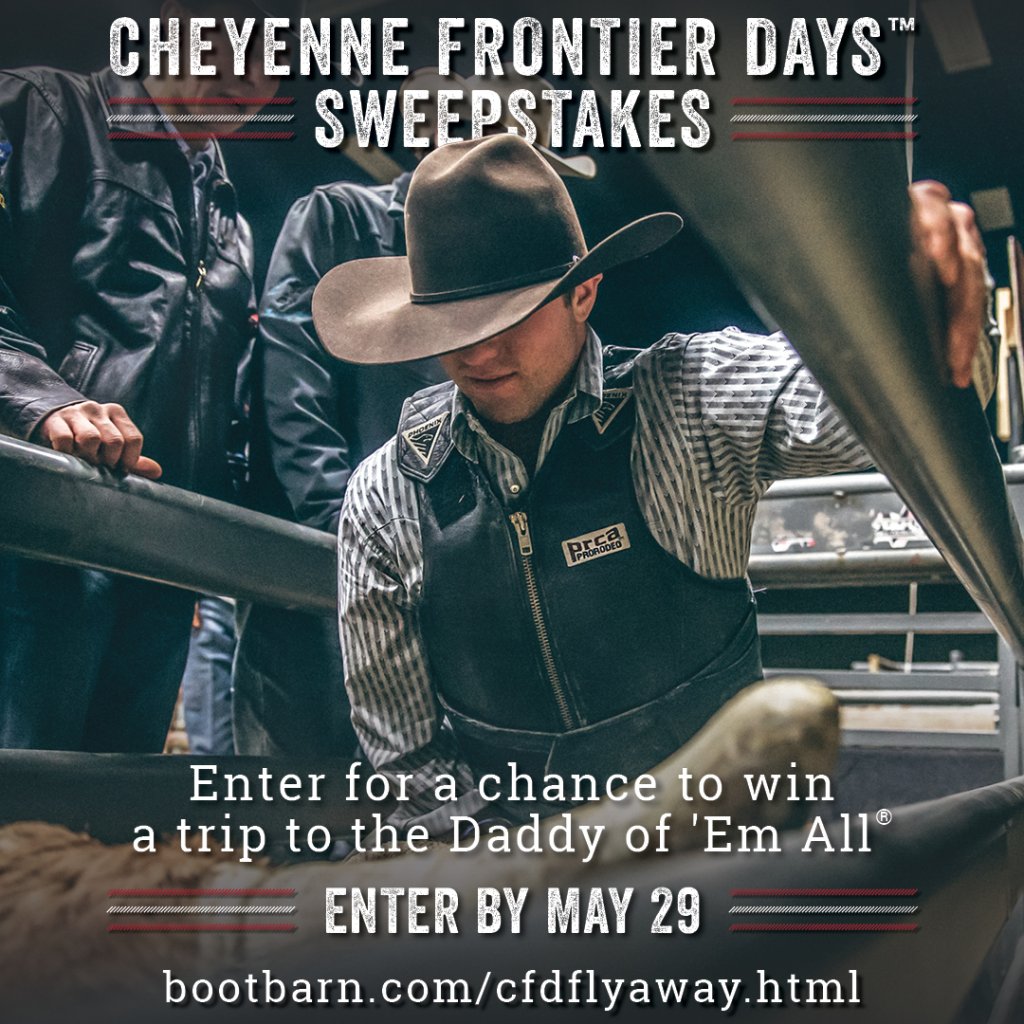 Cheyenne Frontier Days 2018 Flyaway Sweepstakes