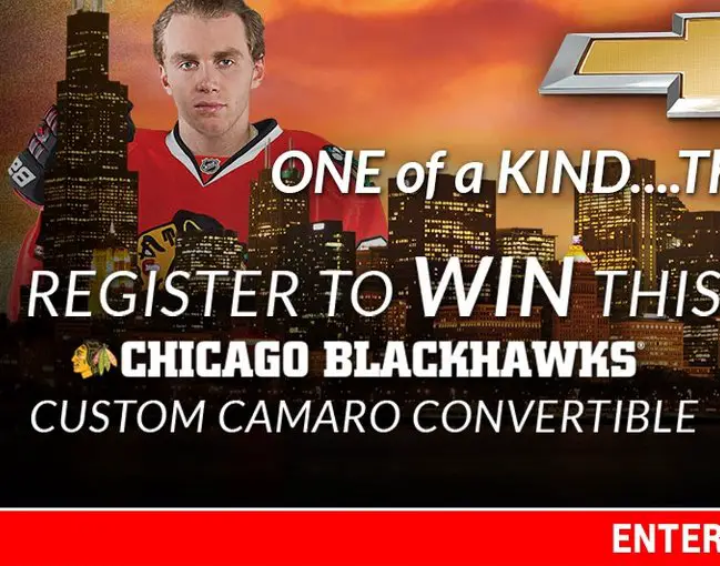 Chicago Blackhawks Chevrolet Camaro Giveaway