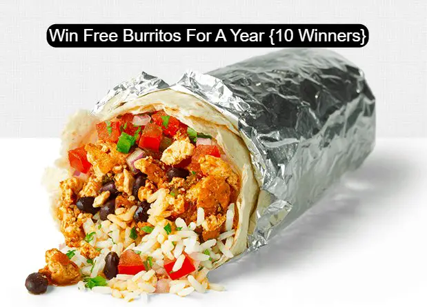 Chipotle BooReal Sweepstakes - Win FREE Burritos For A Year {10 Winners}