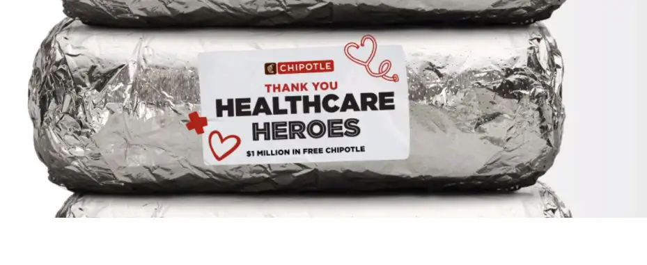 Chipotle Healthcare Heroes Sweepstakes - Enter To Win Free Burritos Prize Package (2,000 Winners)