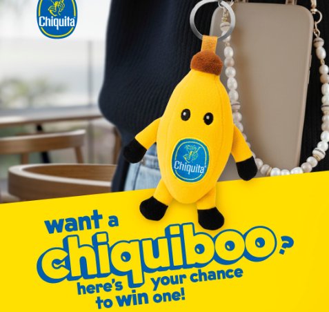 Chiquita My Chiquiboo Giveaway - Win a Chiquiboo Plush Keychain