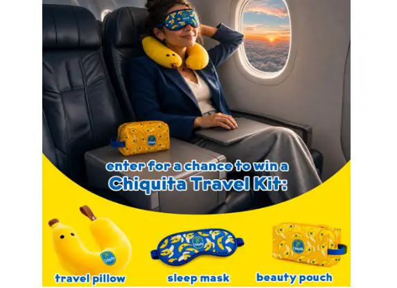 Chiquita Travel Kit Giveaway - 400 Travel Kits Up For Grabs