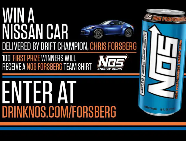 Chris Forsberg Delivered Nissan Sweepstakes