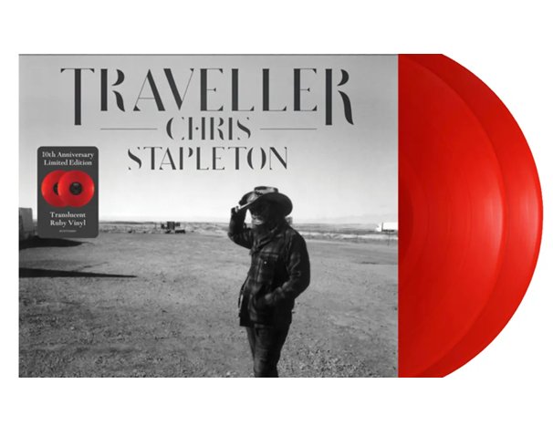 Chris Stapleton 10 Years Of Traveller Exclusive Vinyl Sweepstakes - Win a Limited Edition Copy of Traveller by Chris Stapleton & More