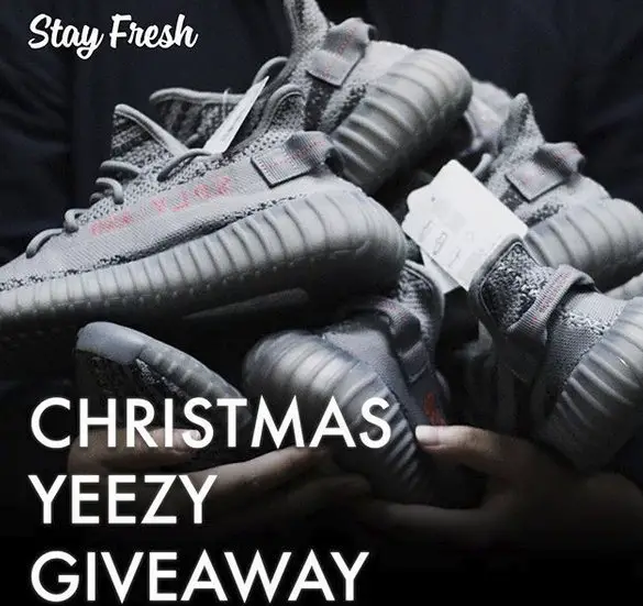 Christmas Yeezy Giveaway