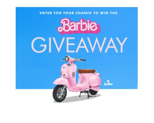 Cinergy Entertainment Moped Sweepstakes - Win A Pink Jolta Electric Moped Worth $3,300
