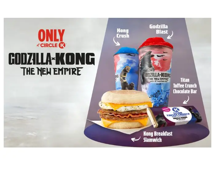 Circle K Godzilla X Kong: A New Empire Sweepstakes - Win Two Movie Tickets (50 Winners)