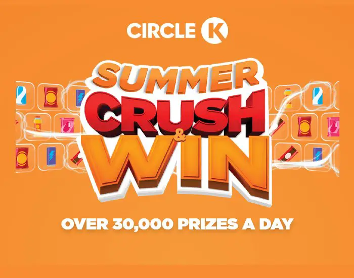 Circle K Summer Crush and Win Sweepstakes - Win A $2,000 Gift Card Or Other Prizes {30,000 Winners Daily}