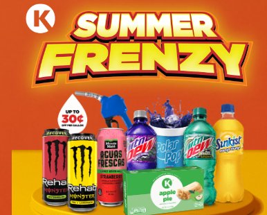 Circle K Summer Frenzy Sweepstakes & Instant Win - Win $10,000 Cash