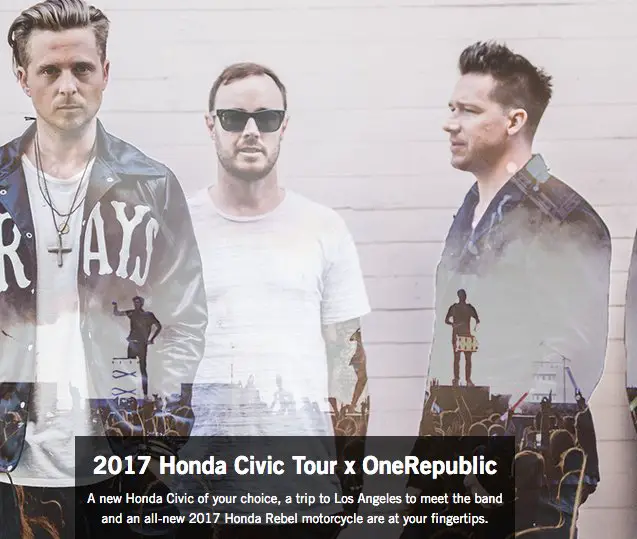 Civic Tour 2017 Win A Car Sweepstakes