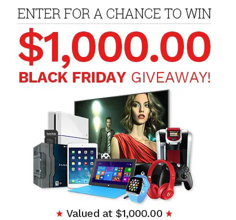 Claim It! >> $1000 Black Friday Giveaway