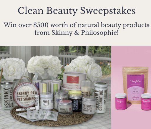 Clean Beauty Sweepstakes