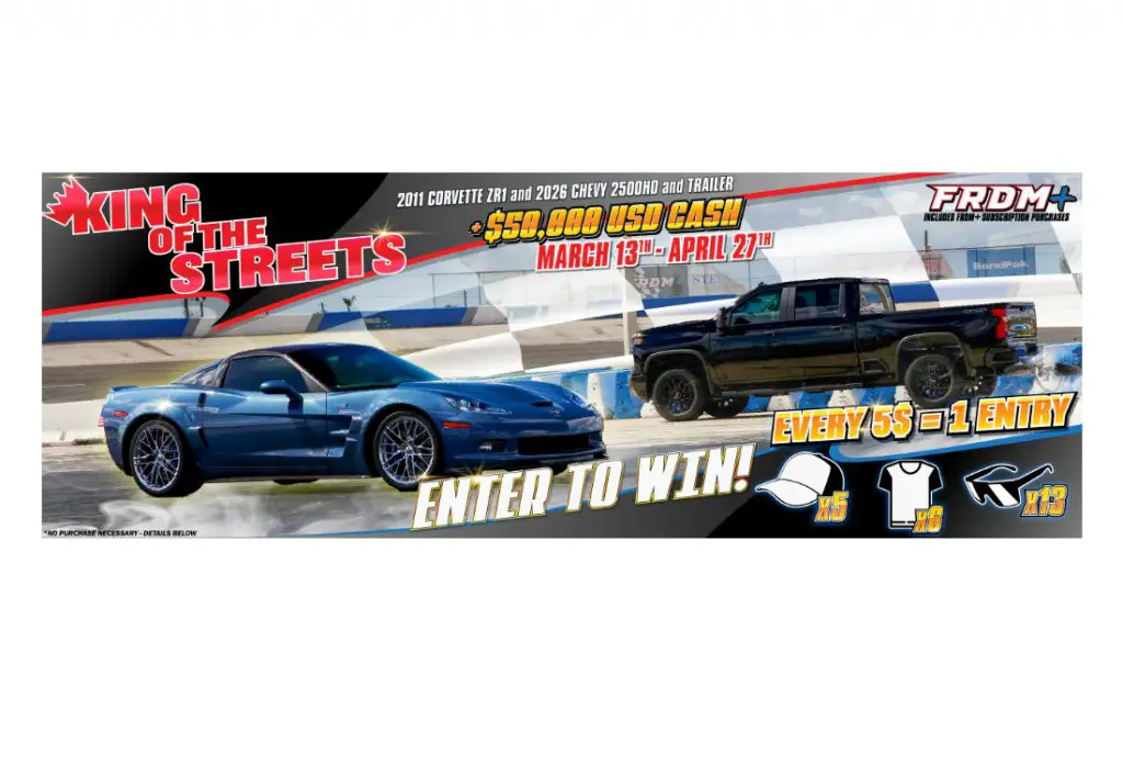 Cleetus McFarland King of the Streets Giveaway - Win A Corvette, A Truck & Cash