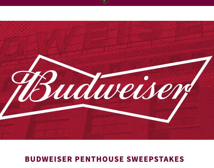 Cleveland Cavaliers Budweiser Penthouse Sweepstakes