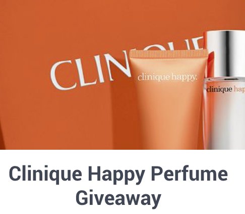 Clinique Perfume Giveaway