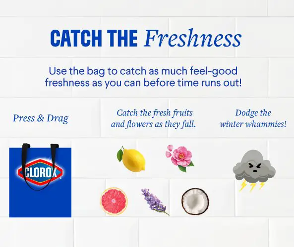 Clorox “Catch the Freshness” Instant Win Game - 101 Prizes Up For Grabs