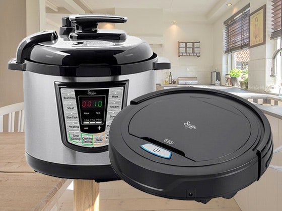 Win a Strata Home Pressure Cooker & Robotic Vacuum