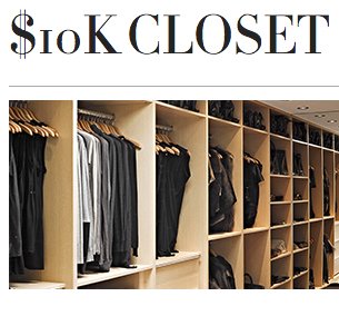 Closet Makeover Sweepstakes