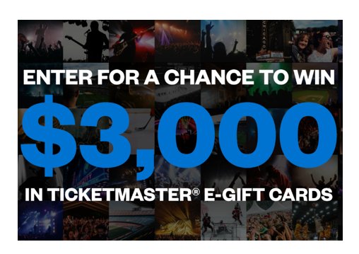 Club Wyndham Tickets For A Year Sweepstakes - Win a $3,000 Ticketmaster Gift Card