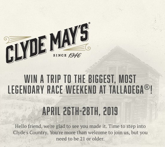 Clyde Mays Road to Talladega Sweepstakes