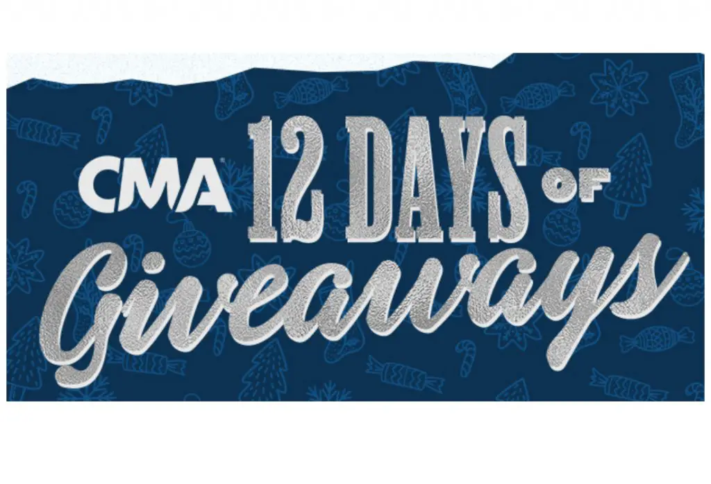 CMA 12 Days Of Giveaways - Win Merch, Gift Cards, Tickets & More