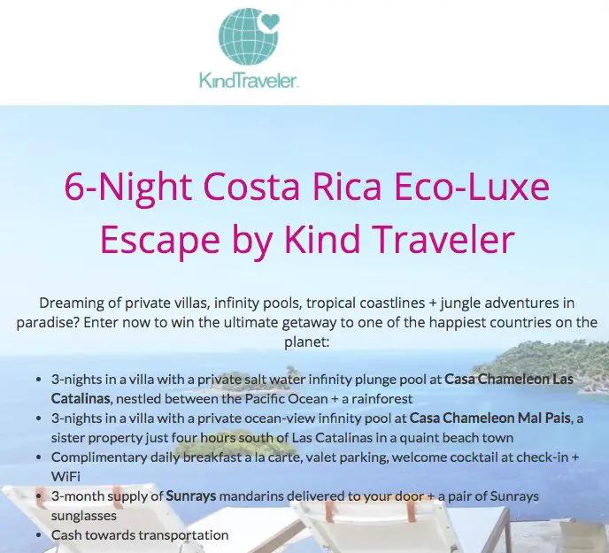 Coastal Escape Sweepstakes