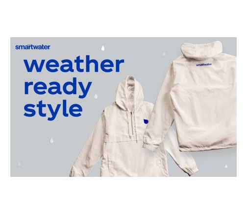 Coca-Cola 2025 Smartwater Rain Pullover Sweepstakes - 60 Smartwater Rain Pullovers Up for Grabs
