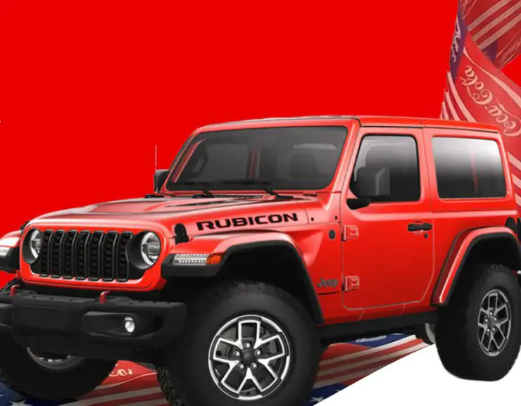 Coca‑Cola America 250 Drink in Adventure Sweepstakes - Win a 2026 Jeep Wrangler SUV