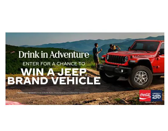 Coca-Cola Presents America 250 Hy-Vee Sweepstakes - Win $60,000 for a Jeep Vehicle