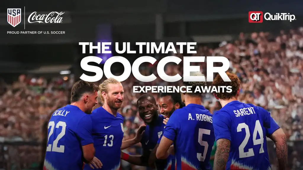 Coca Cola QuikTrip 2025 US Soccer Sweepstakes - Win A US Soccer Match Trip For 2 & More