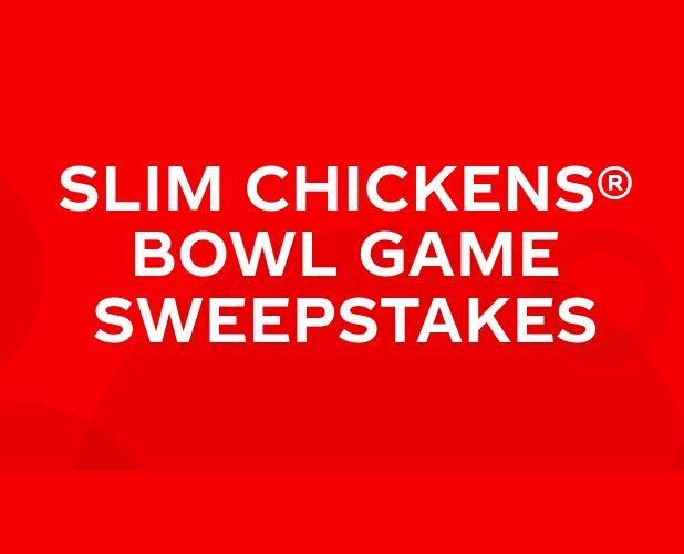 Coca-Cola Slim Chickens Bowl Game Sweepstakes - Win Cash And A Slim Chicken Gift Card
