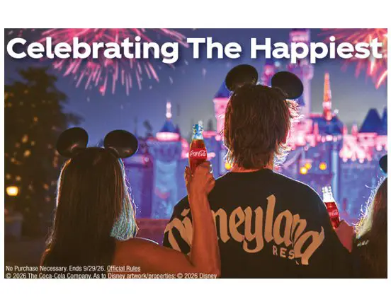 Coca Cola Stater Bros. Fall Time Sweepstakes - Win an $8,040 Disneyland Resort Vacation for 4