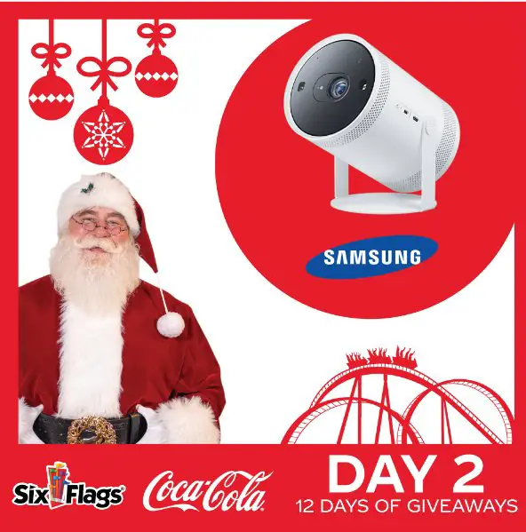 Coca-Cola x Six Flags 12 Days of Giveaways 2022 – Win A Smart Soundbar, Pebble Icemaker, VR Headset & More