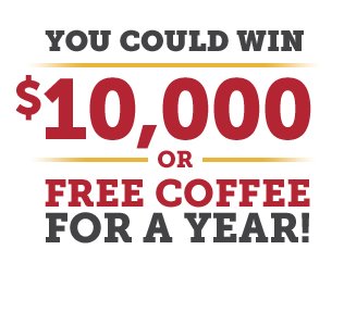 Coffee and Cash Sweepstakes