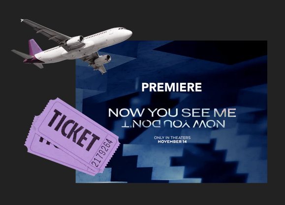 Coffee Bean & Tea Leaf Now You See Me: Now You Don’t Sweepstakes - Win a trip for 2 to the premiere of Now You See Me: Now You Don’t in New York City.