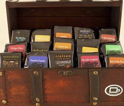 Coffee Beanery Treasure Chest Sweesptakes