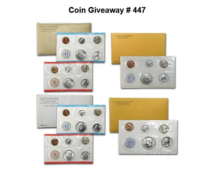 Coin Giveaway # 447 - Win Four Sets of Collectible Mint Coins