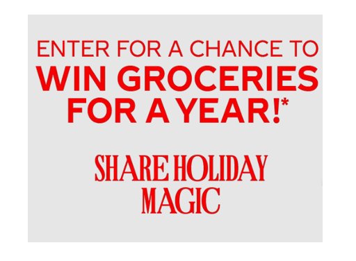Coke Holiday Giveaway - Win Free Grocery For A Year & Up To $1,000 Free Kroger Gift Cards (58 Winners)