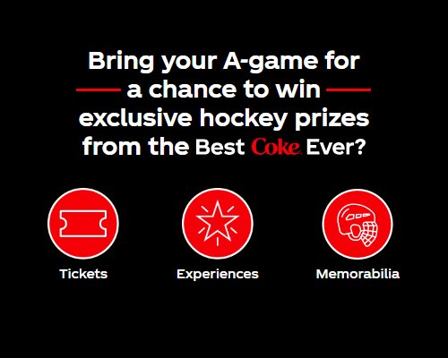 Coke Zero Sugar Hockey Instant Win and Sweepstakes - Win A Tailgate Party Package, Game Tickets And More