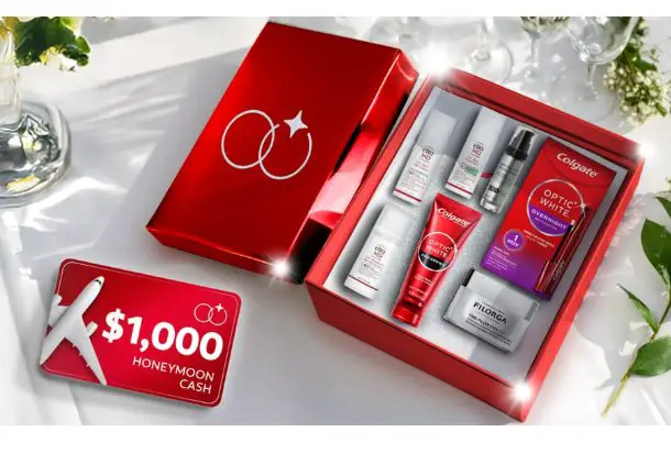 Colgate Brightly Ever After Sweepstakes - Win $1,000 Honeymoon Cash & 12 Swag Bags