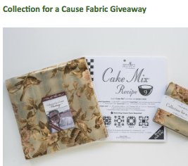Collection for a Cause Fabric Giveaway