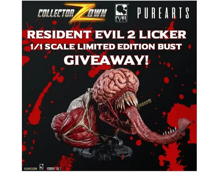 CollectorZown Resident Evil 2 Giveaway - Win A Limited Edition Bust Statue From Resident Evil 2