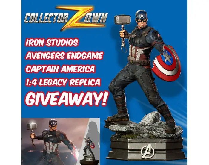 CollectorZown's Avengers Endgame Captain America Giveaway - Win A Captain America 1:4 Replica Statue