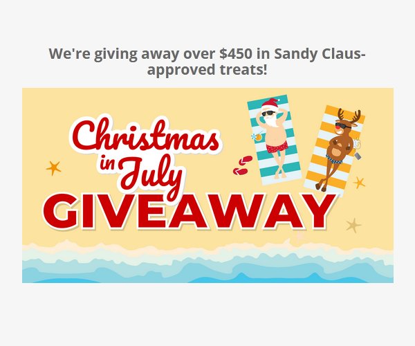 Collin Street Bakery Christmas In July Giveaway - Win Cakes, Coffee & More