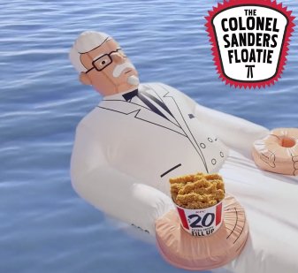 Colonel Sanders Floatie Sweepstakes