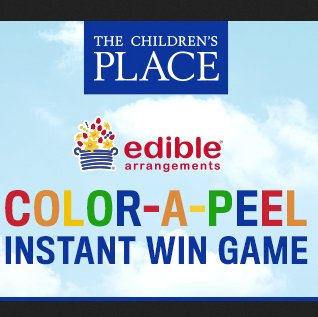 Color-A-Peel Instant Win Game Sweepstakes